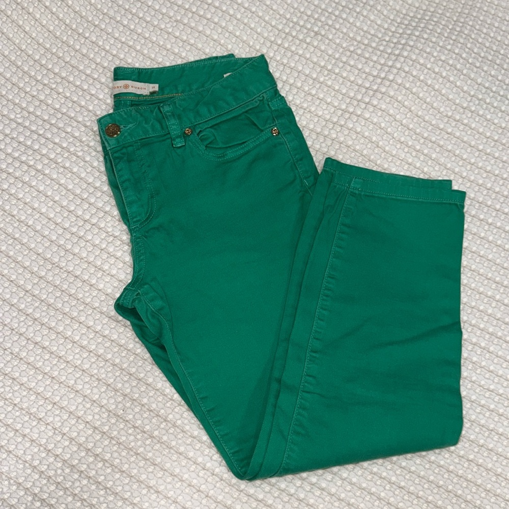 Tory Burch cropped skinny jeans